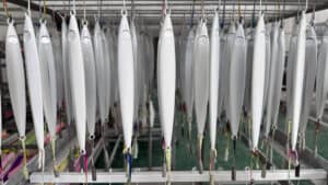 spraying white primer